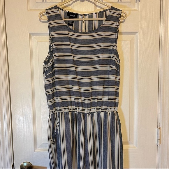 Women’s Striped Jumpsuit - Picture 1 of 3